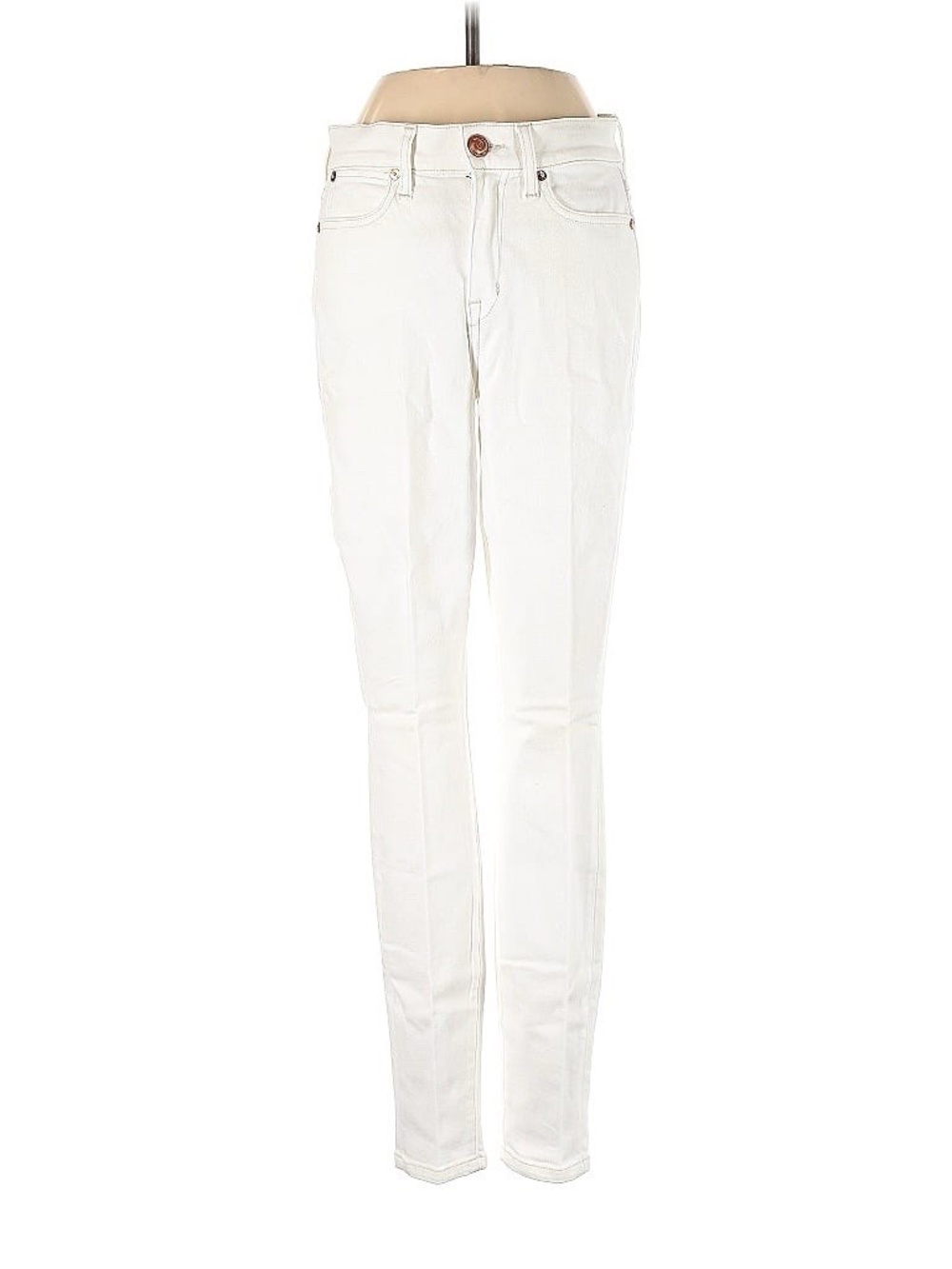AYR The Chiller Jeans Women 25X28 White Ivory Skinny Leg Cut EXCELLENT!!
